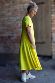 Gul Klänning Ballerina Original New Yellow