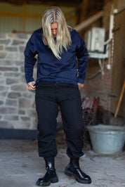 Svart Cargobyxa Grimeton Cargo New Black