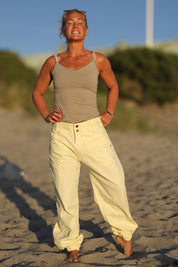 Beige Cargobyxa Grimeton Cargo New Light Beige Cream