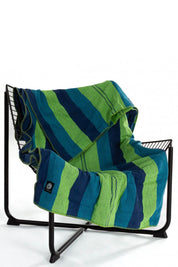 Sininen & Vihreä Raidallinen peitto Sininen & Vihreä