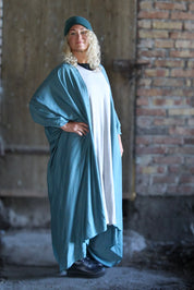 Blå Kaftan-kjole Olinda Ocean Blue