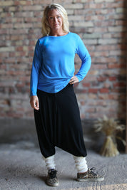 Blå Tröja Frida Longsleeve Blue