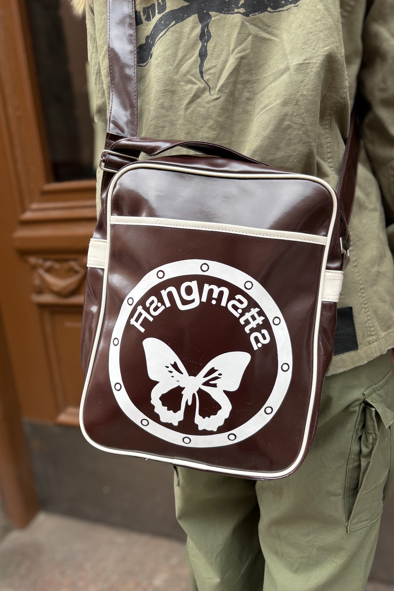 Brun Hangmatta Vintage Väska Brown