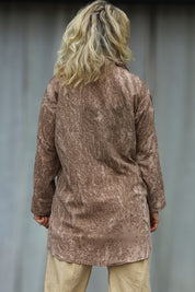 Brun Skjorta Dhalis Crinkle Brown