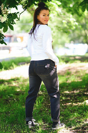 Grå Jeans Cruse New Grey Wash