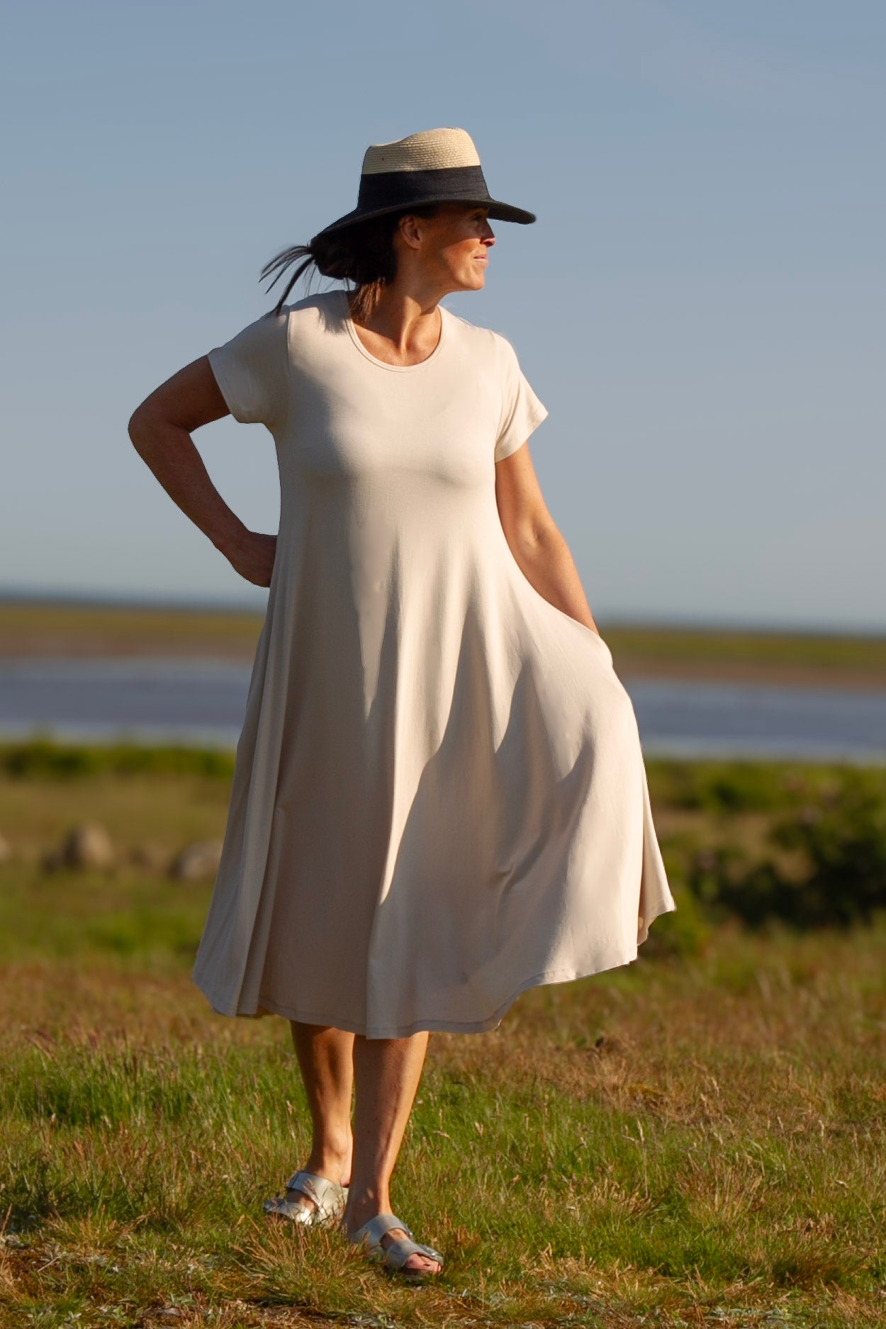 Grå/Beige Klänning Ballerina Original Grey/Beige