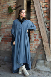 Grå Kaftan Kjole Olinda Grå