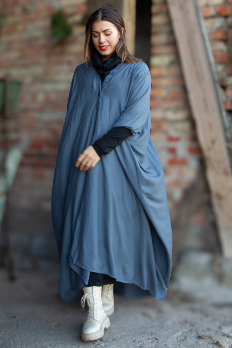 Grå Kaftan Kjole Olinda Grå