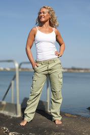 Grön Cargobyxa Pacific Evening Green