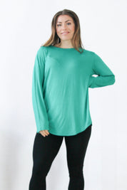 Grön Tröja Frida Longsleeve Green