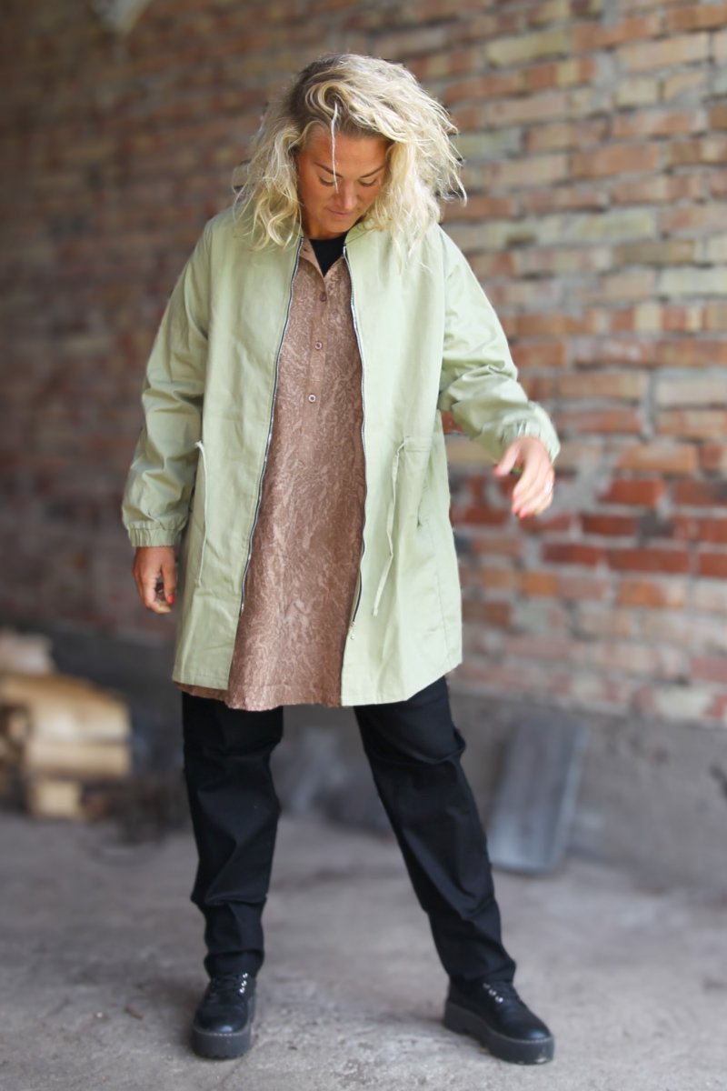 Ljusgrön Cargojacka Abisko Light Green