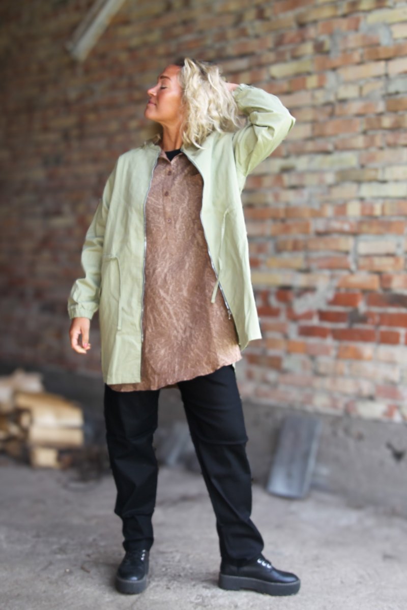 Ljusgrön Cargojacka Abisko Light Green