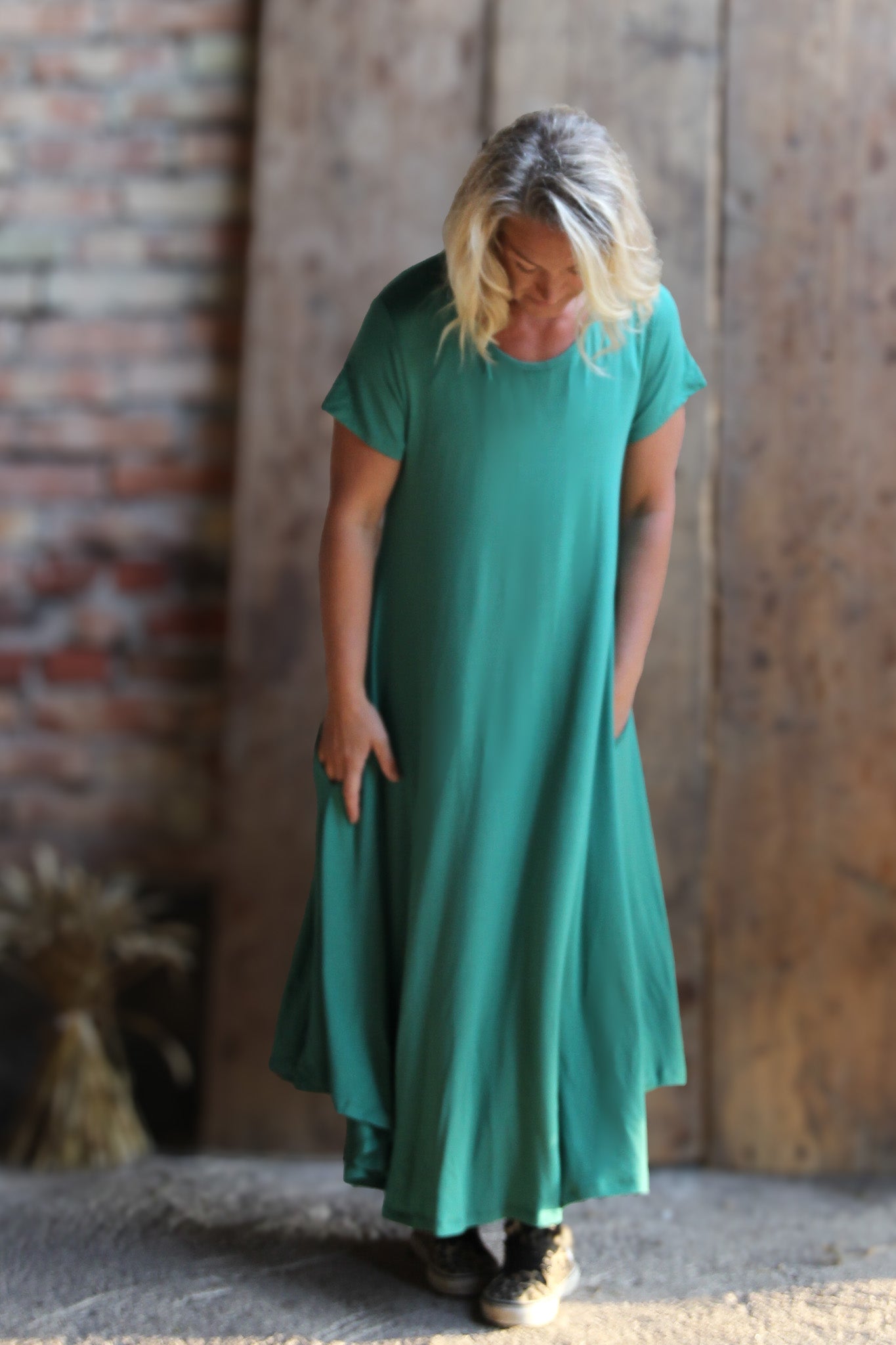 Ljusgrön Klänning Ballerina Original Foliage Green