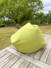 Groene Hoes Poef Sandön Appelgroen