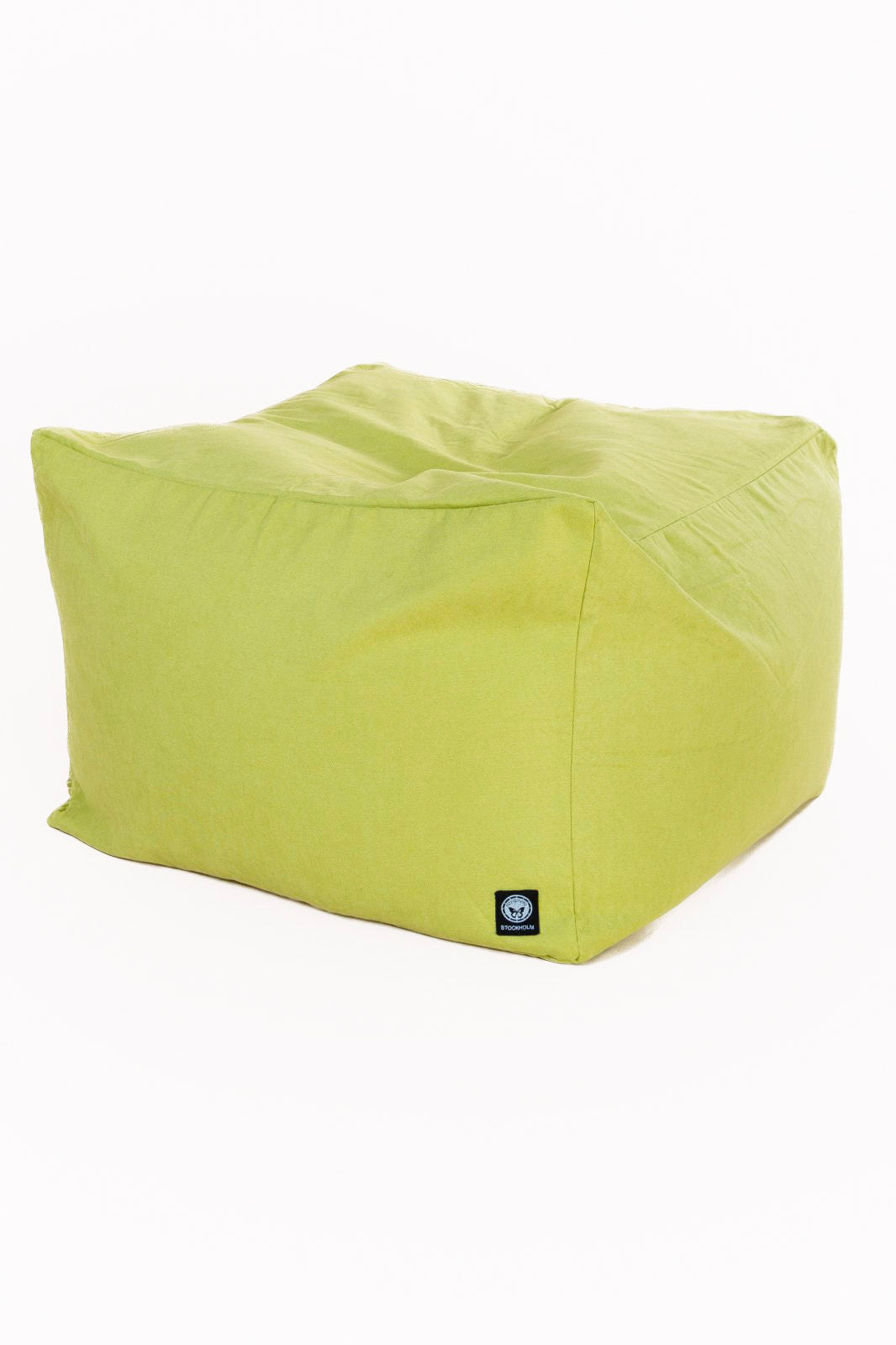 Groene Hoes Poef Sandön Appelgroen