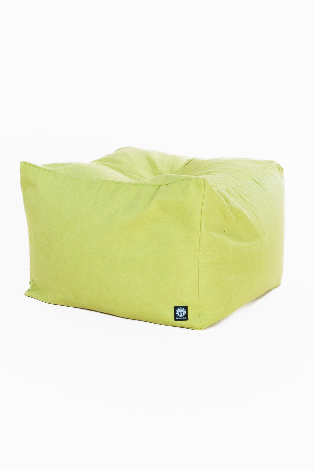 Groene Hoes Poef Sandön Appelgroen