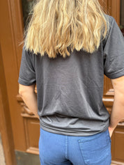 Grå T-Shirt Peace Hangmatta Vintage Grey