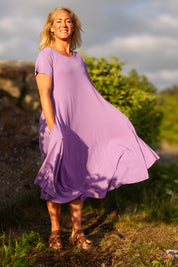 Ljuslila Klänning Ballerina Original Light Purple