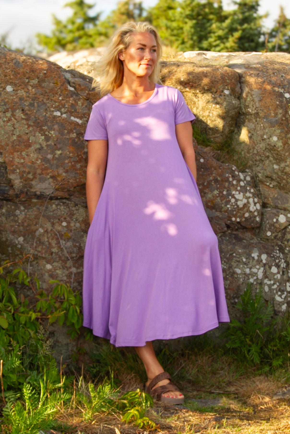 Ljuslila Klänning Ballerina Original Light Purple