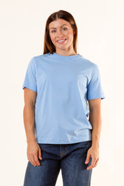 Lyseblå T-shirt Bufana Blå