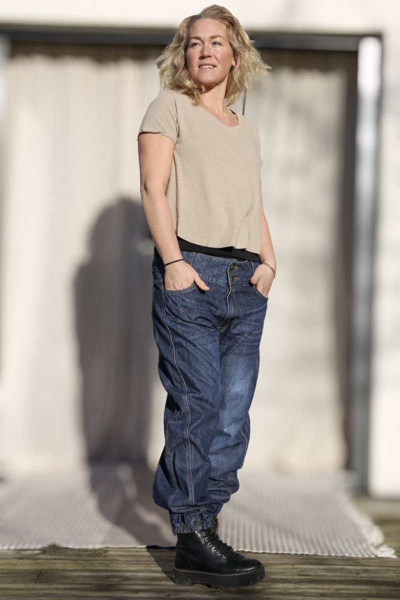 Mörk Indigoblå Jeans Grimeton Dark Indigo Blue