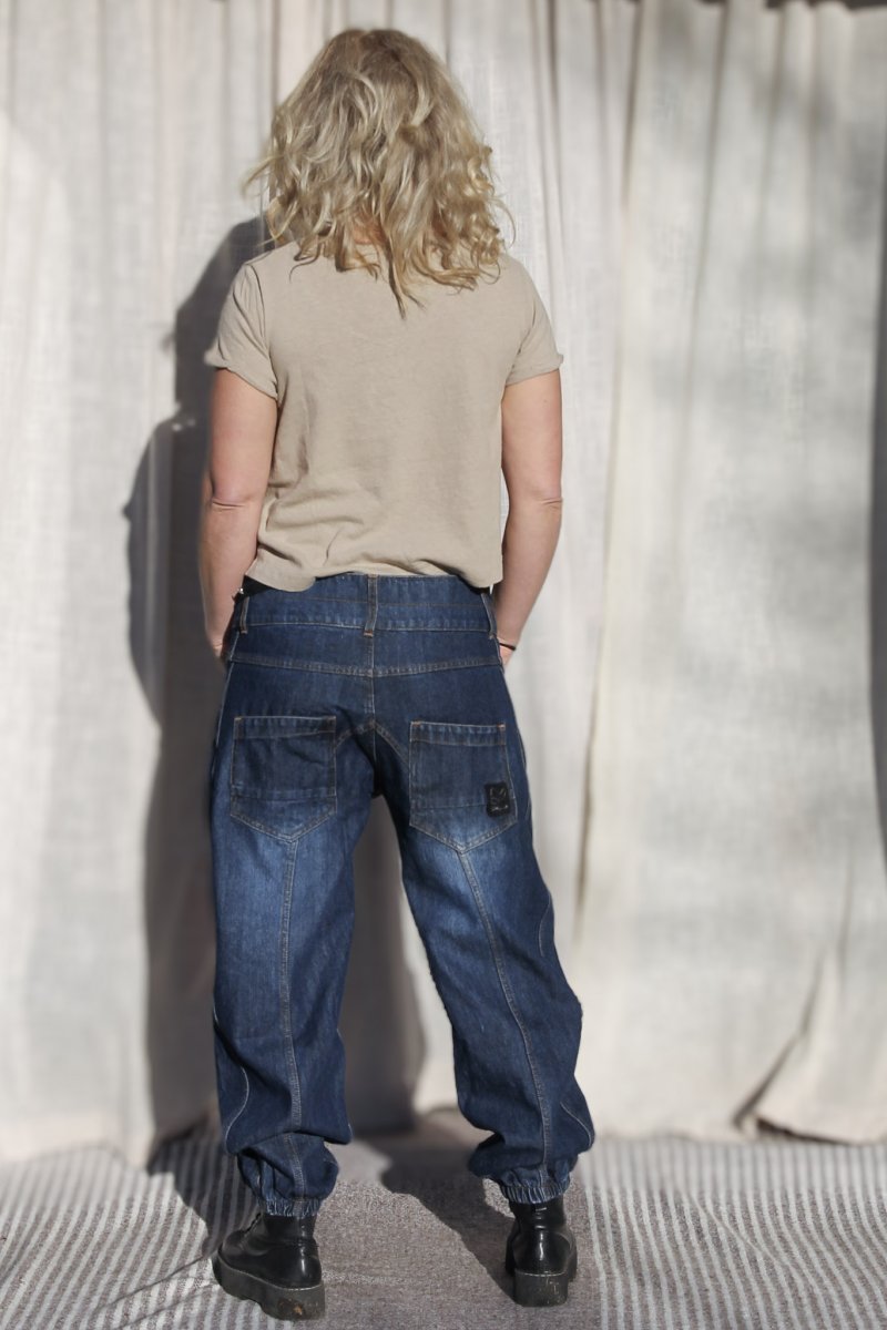 Mörk Indigoblå Jeans Grimeton Dark Indigo Blue