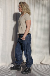 Mörk Indigoblå Jeans Grimeton Dark Indigo Blue