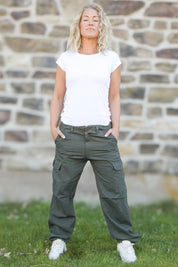 Mörkgrön Cargobyxa Pacific Forest Green