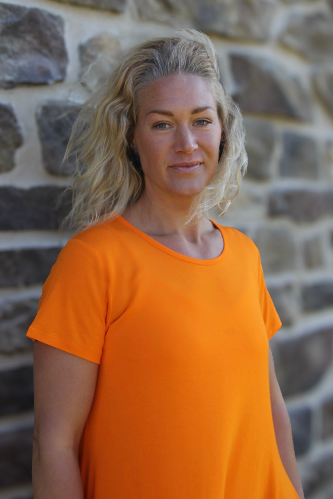 Orange Klänning Ballerina Original Orange