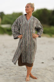 Stripet Kimono Aderna Dark Stripe