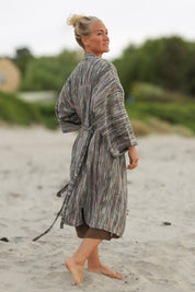 Stripet Kimono Aderna Dark Stripe