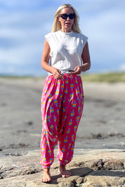 Rosa Haremsbyxa Yoggi Icecream Peach Base