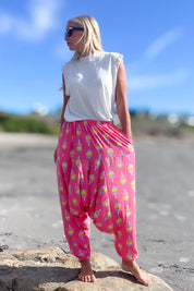 Rosa Haremsbyxa Yoggi Icecream Peach Base