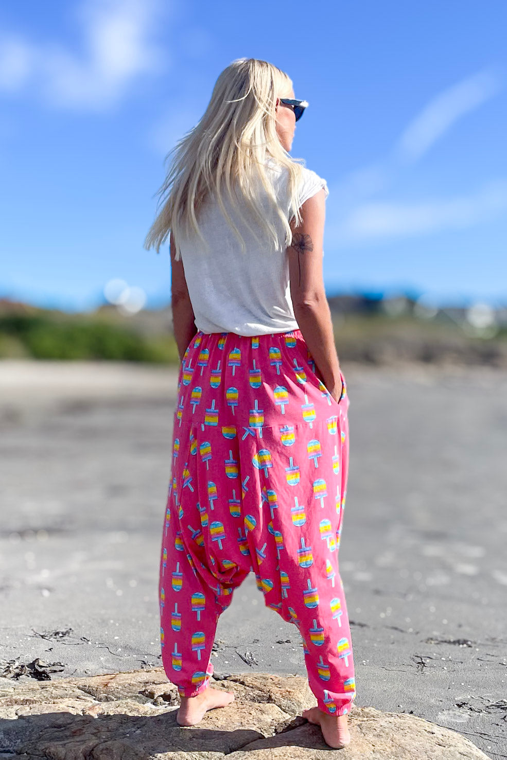 Rosa Haremsbyxa Yoggi Icecream Peach Base