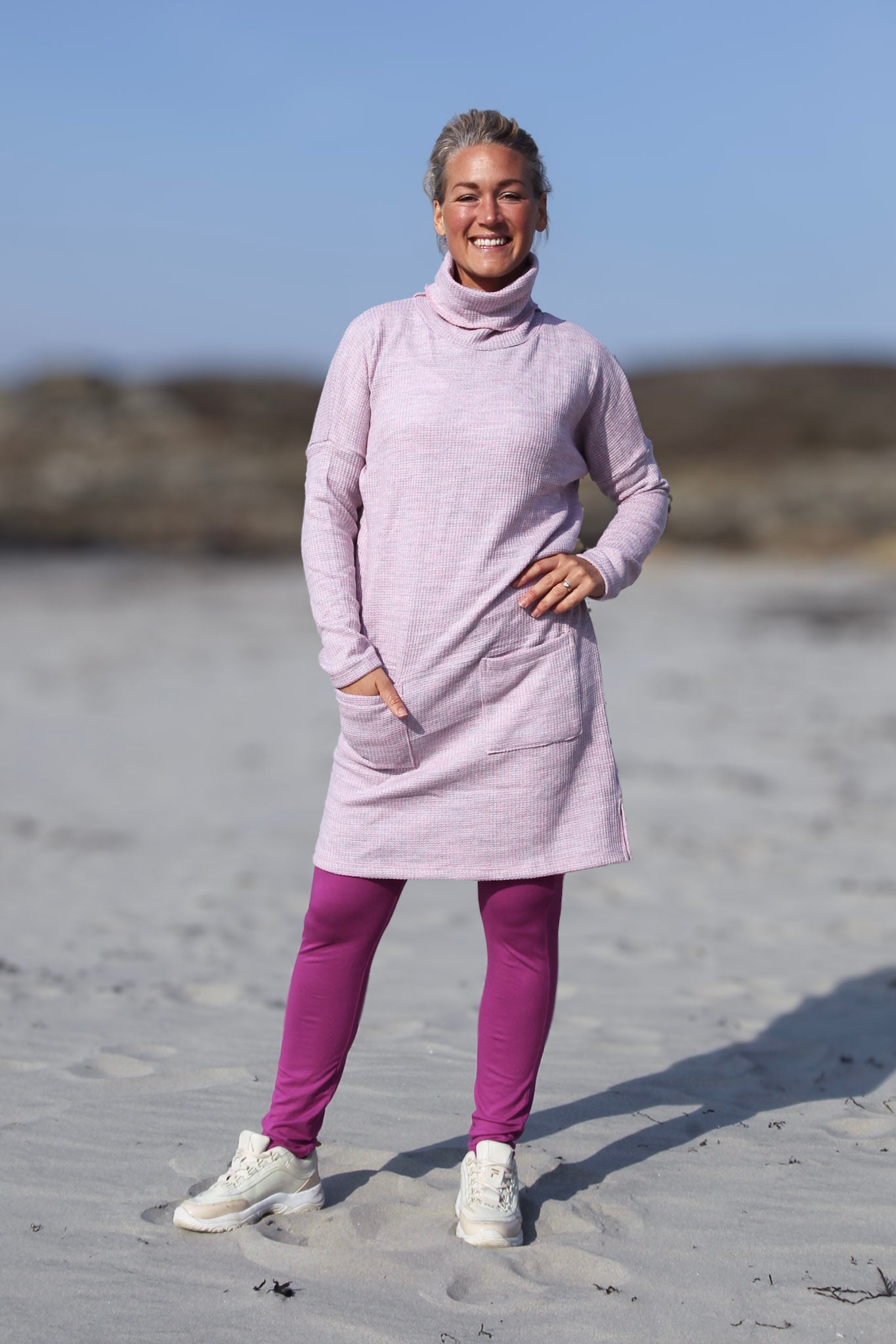Rosa Tröjklänning Polo Loose Pink