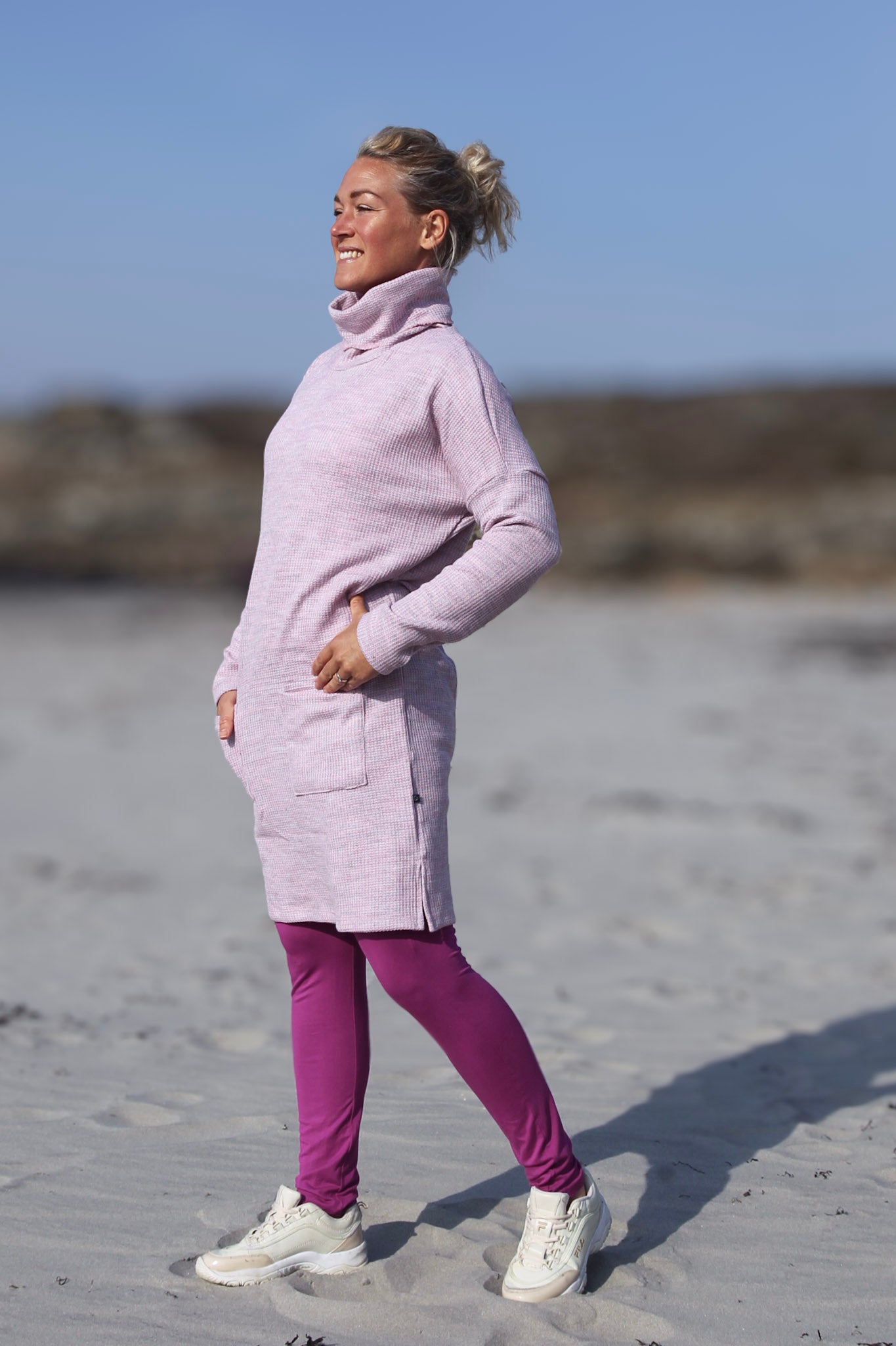 Rosa Tröjklänning Polo Loose Pink