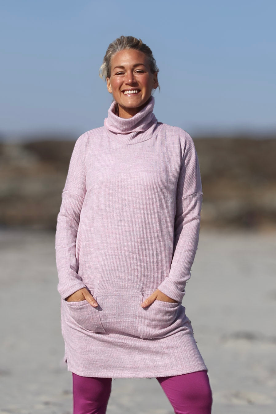 Rosa Tröjklänning Polo Loose Pink