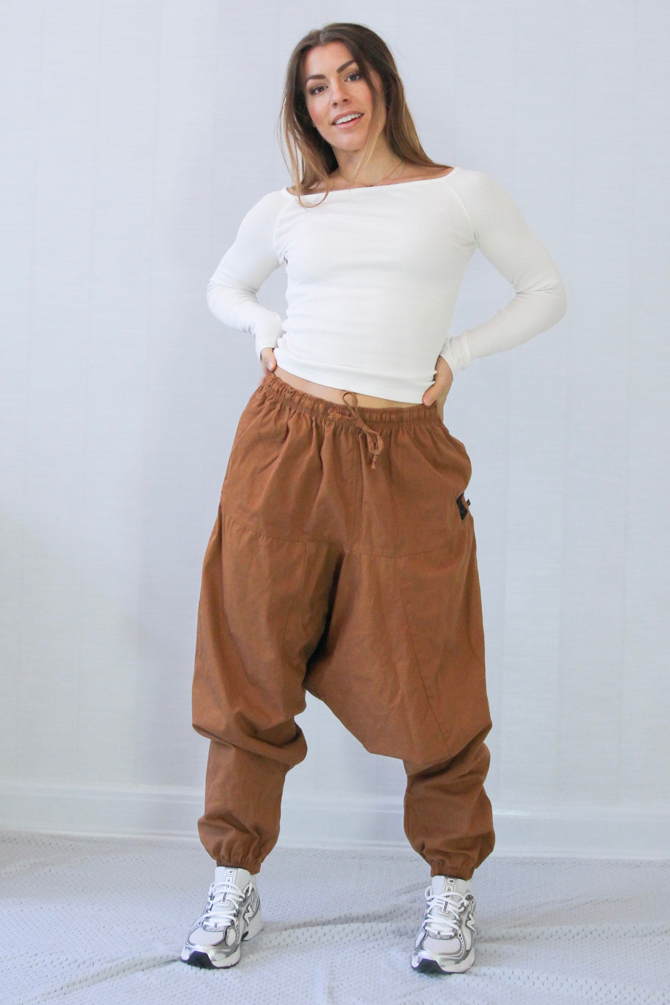 Rostfärgad Haremsbyxa Yogi Cargo Rust