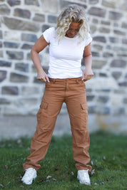 Rostfärgade Cargobyxa Pacific Volcano Sand