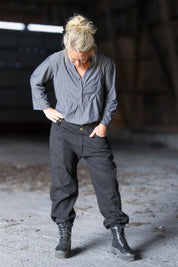 Svart Cargobyxa Grimeton Cargo New Black