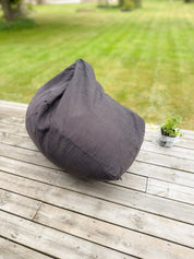 Zwarte zitzakhoes Sandön Zwart