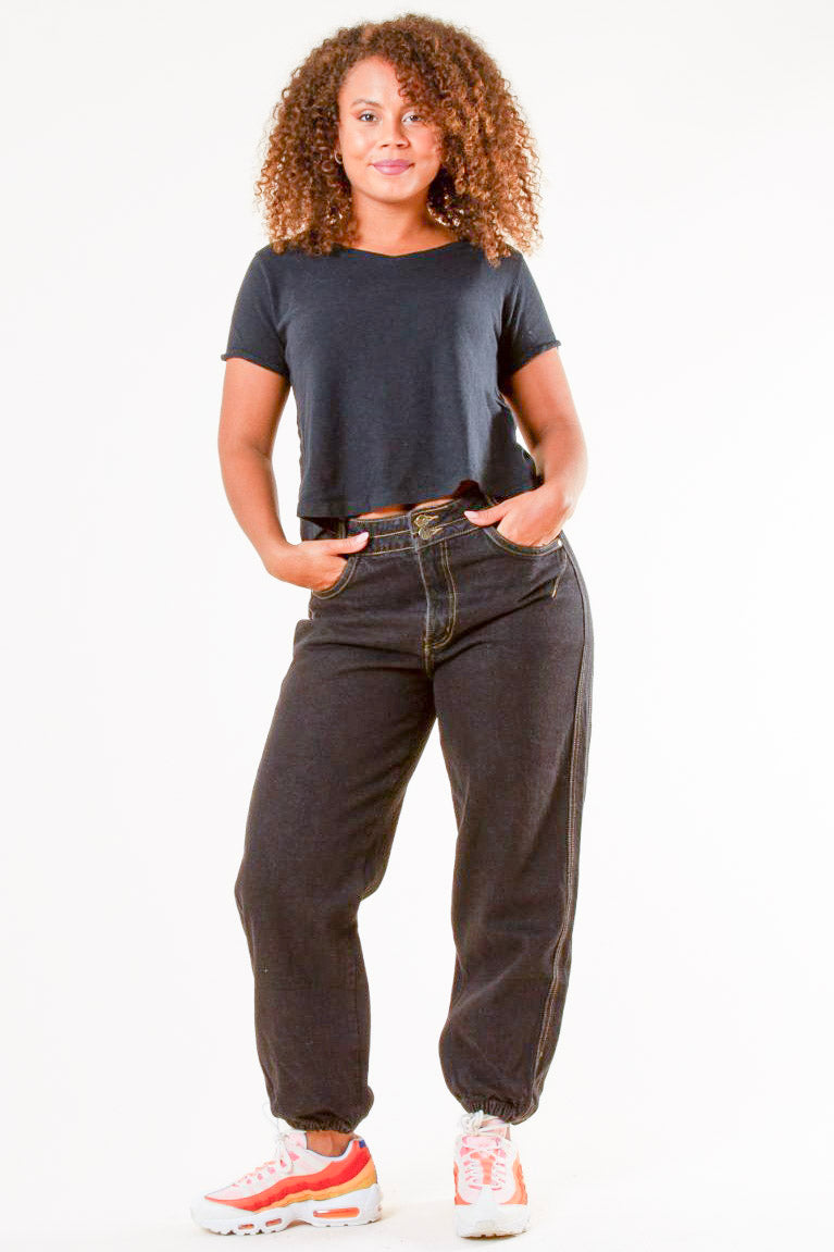 Svarta Jeans Grimeton Black Wash