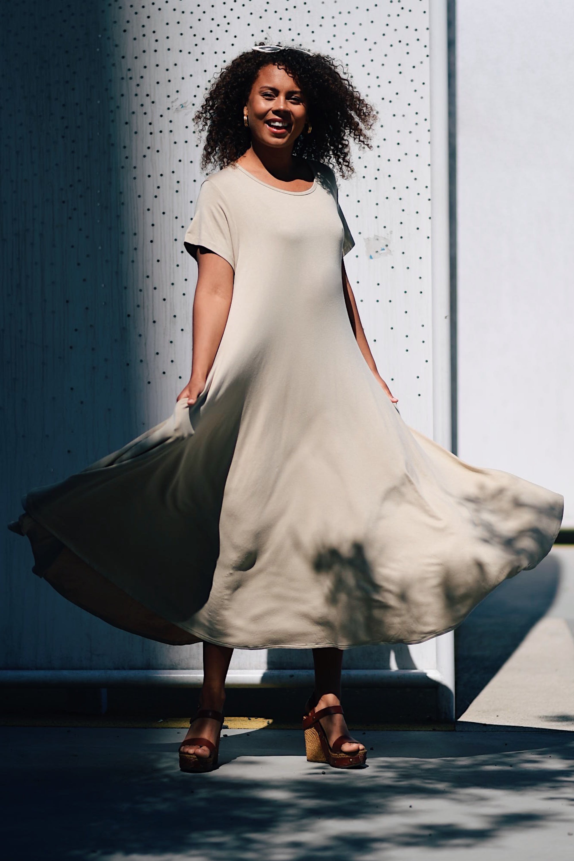 Grå/Beige Klänning Ballerina Original Grey/Beige