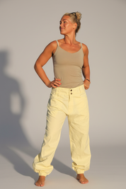 Beige Cargobyxa Grimeton Cargo New Light Beige Cream