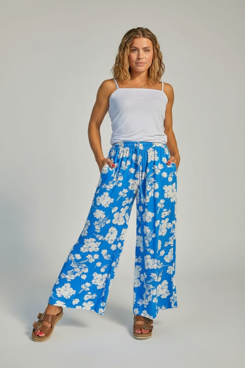 Blå Byxa Bildal Sky Blue