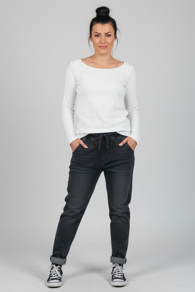 Grå Jeans Cruse New Grey Wash