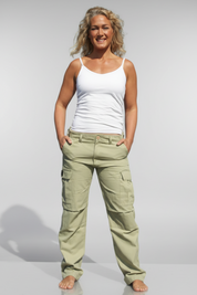 Grön Cargobyxa Pacific Evening Green