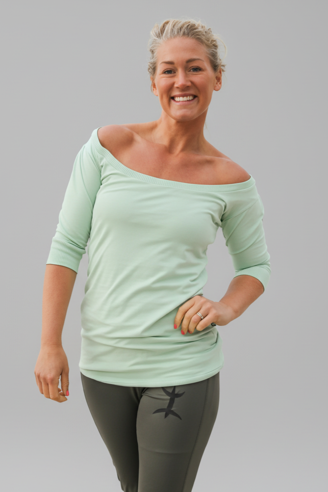 Mint Green Sweater Southy Green Pastures