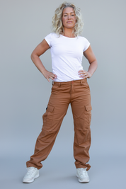 Rostfärgade Cargobyxa Pacific Volcano Sand