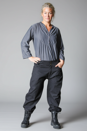 Svart Cargobyxa Grimeton Cargo New Black